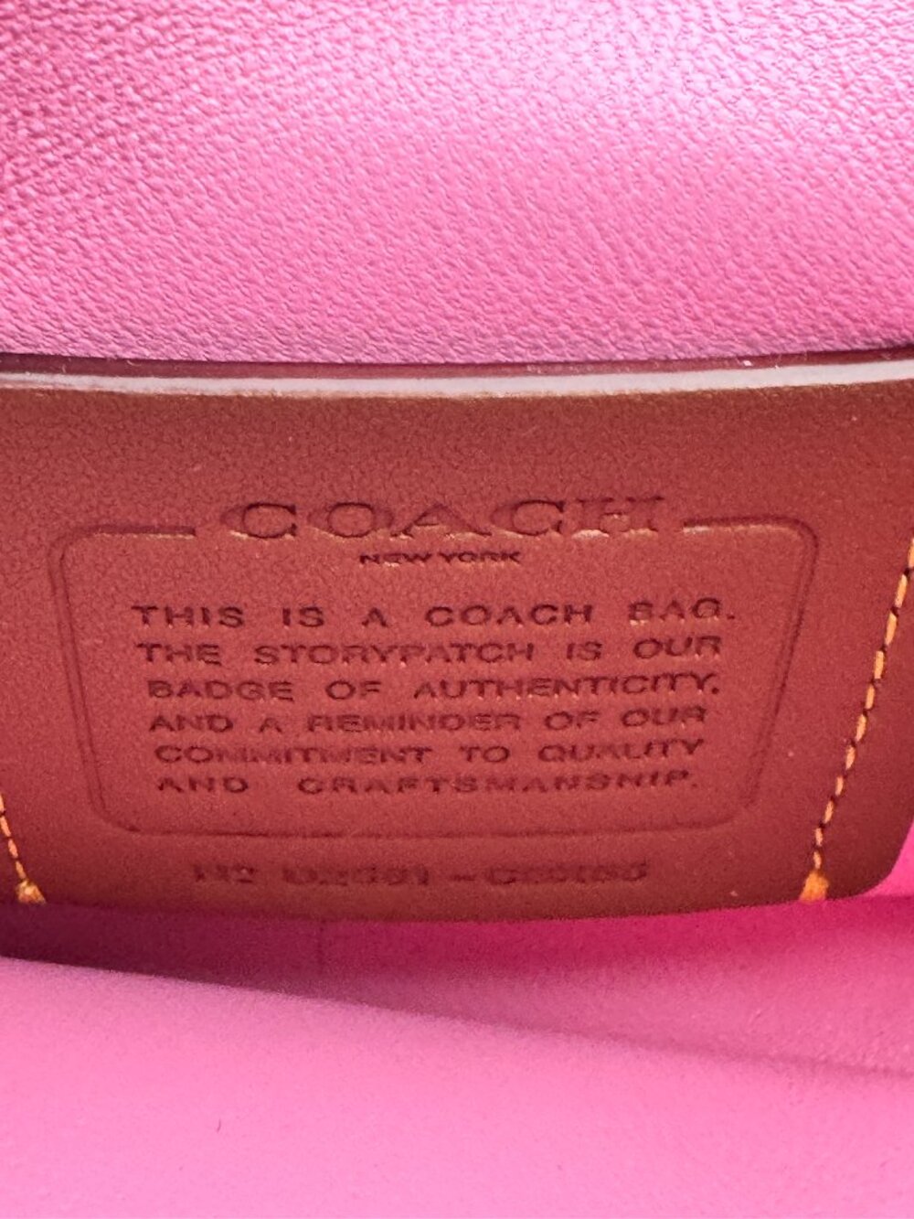 Coach The Summer I Turned Pretty 20 Pillow Tabby Bag Vivid Pink - No Hang Tags - Picture 9 of 9